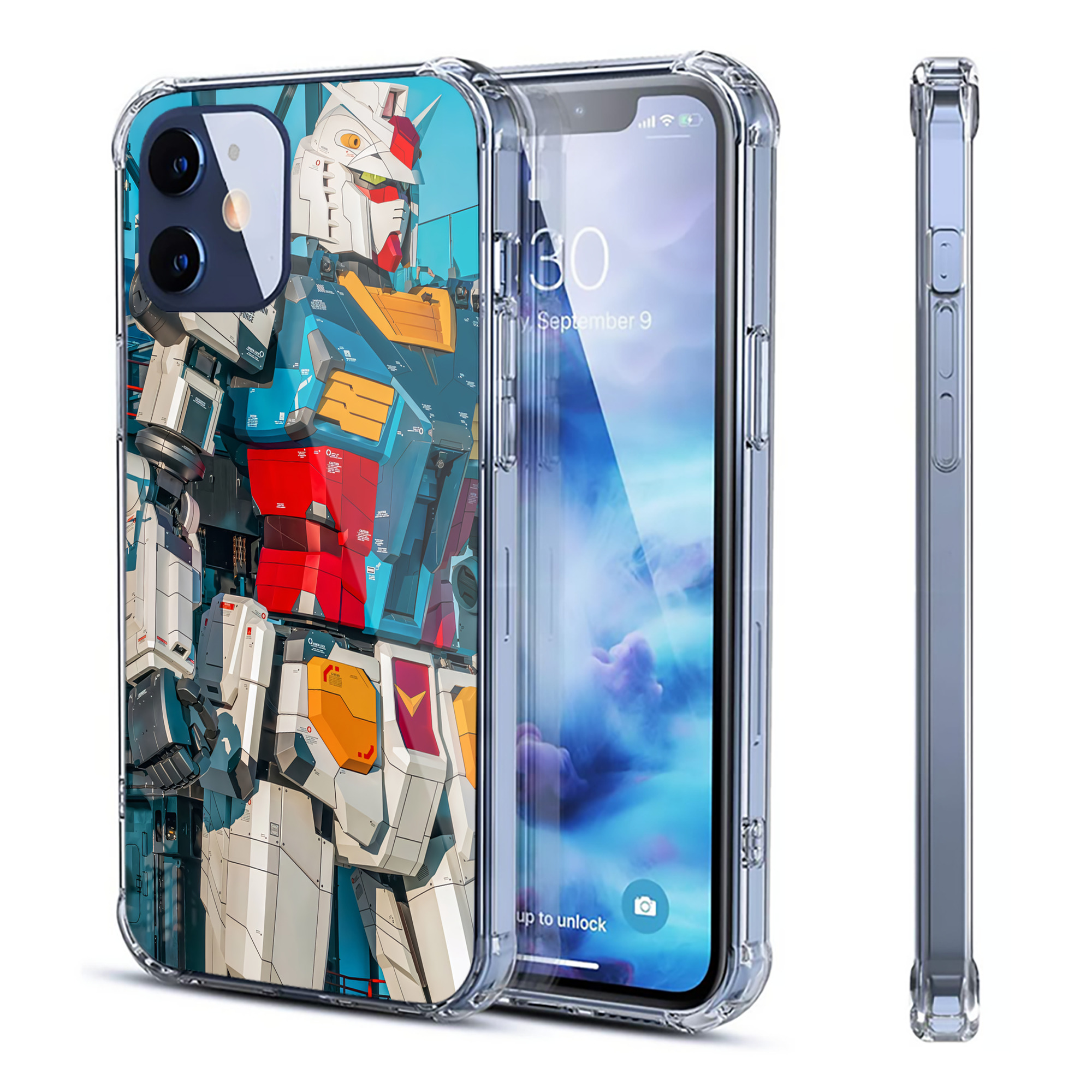 （画像用） Transformers トランスフォーマー 【iPhone 12シリーズ対応】透明スマホケース（クリアソフトケース）
